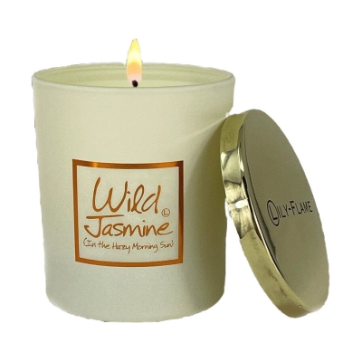 Wild Jasmine Lily Flame Candle..