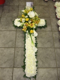 Deluxe yellow and white cross