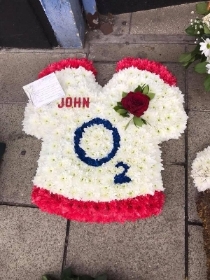 Football shirt tribute