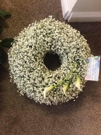 Gypsophila wreath