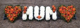 Mum & hearts tribute