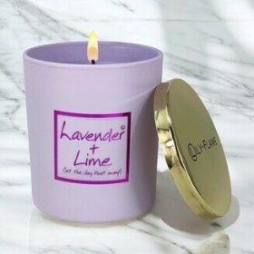 Lavender & Lime Lily Flame Candle..